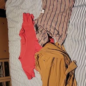 We the Free cropped shirt bundle